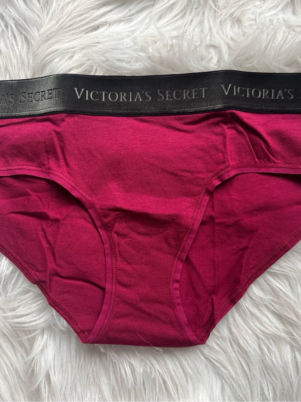Victoria's Secret Cotton Lingerie Logo Cotton Hiphugger Size M